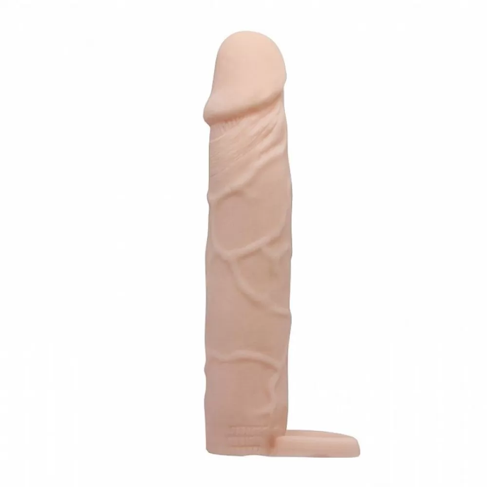Capa Peniana Extensora CyberSkin com Anel para Escroto- Pretty Love 18 x 3,6 cm 2-1000x1000